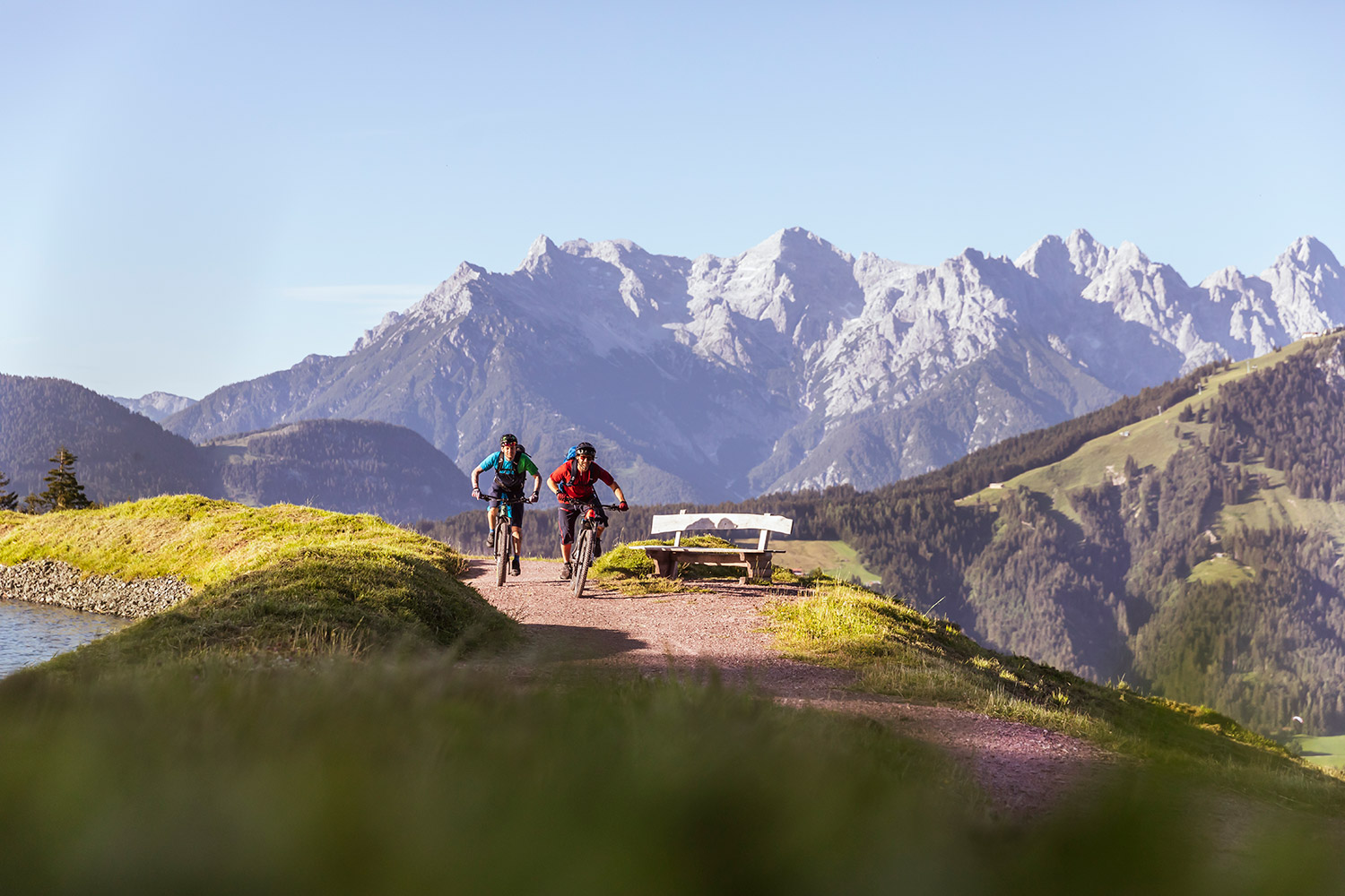 E-Biken in den Tiroler Alpen