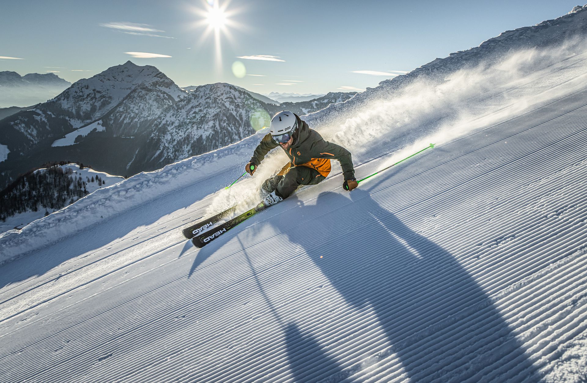 Skifahren im Winter in St. Ulrich am Pillersee
